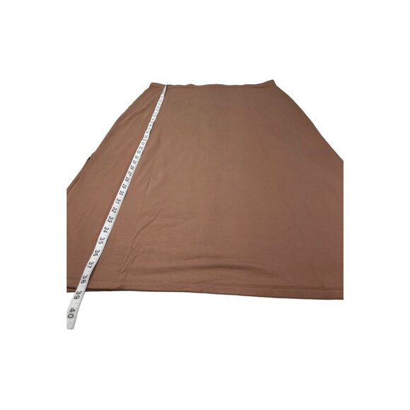 Daily Ritual Skirt Womens XXL Tan‎ Stretchy Knit Maxi Pull On Neutral Capsule - Picture 3 of 7